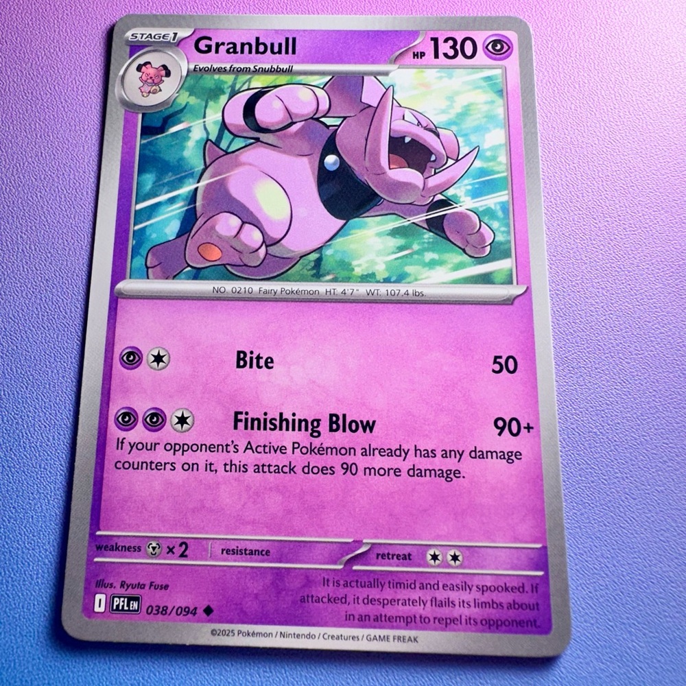 granbull - 038/094 (uncommon) — pokemon: phantasmal flames